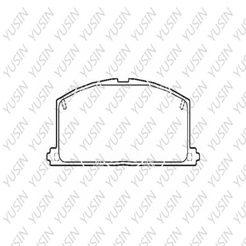 The structure of the brake pads