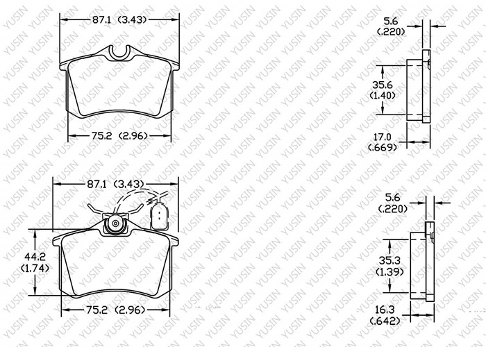 Audi Rear Brake Pad