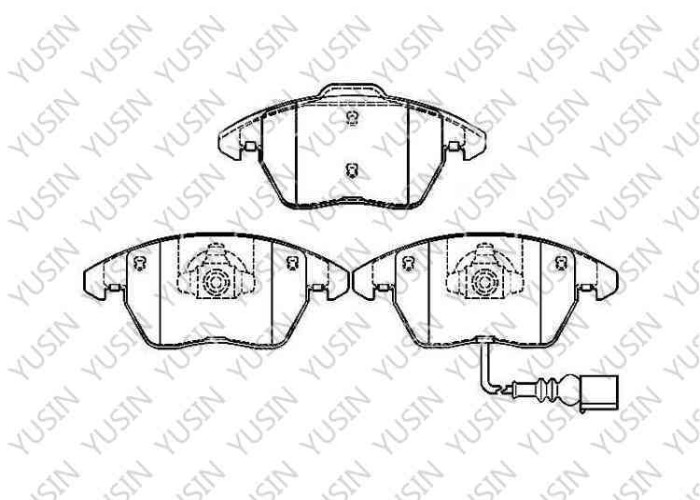 Brake pad for Audi A1