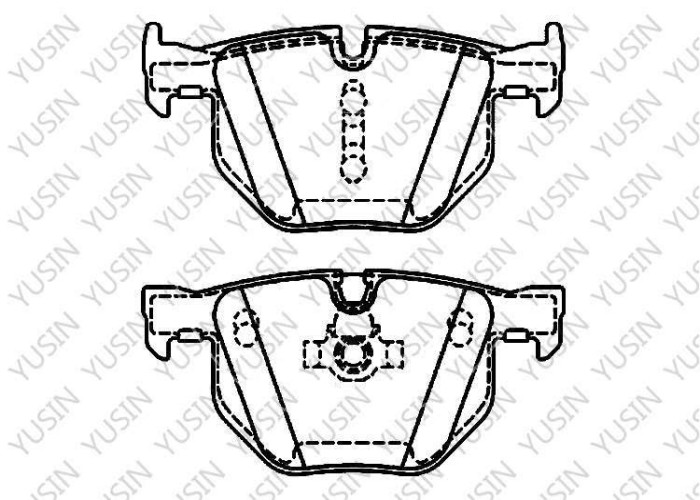 Brake pad for BMW 525i