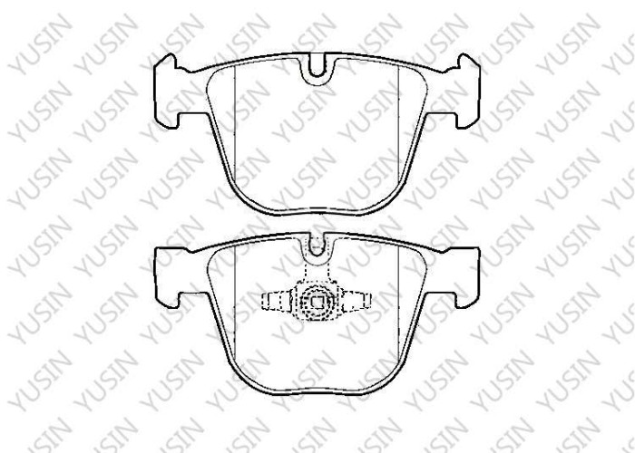 Brake pad for BMW E65