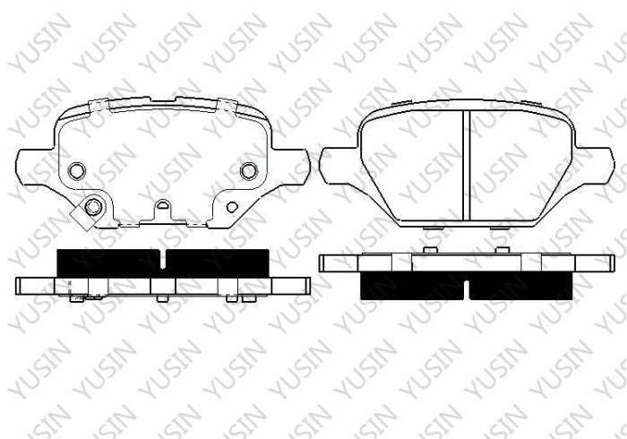 Brake pad for Buick Encore 1.4L