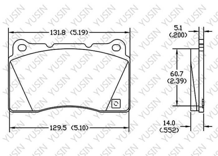 Brake pad for Cadillac ATS