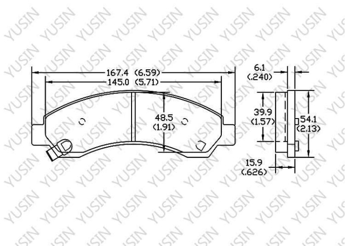 Brake pad for Changan wingle