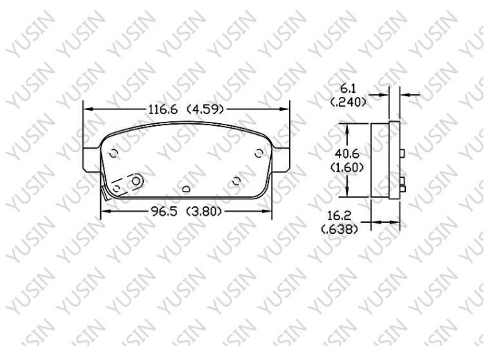 Brake pad for Chevrolet Cruze