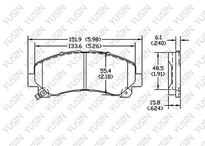 Brake pad for Chevrolet TrailBlazer