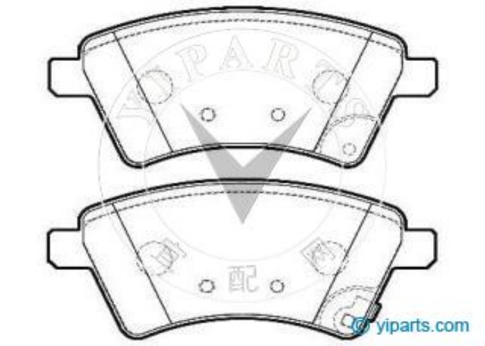 Brake pad for Fiat SEDICI