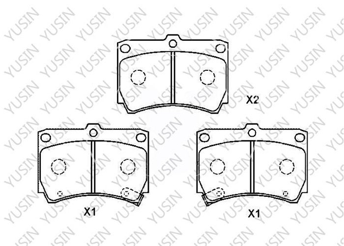 Brake pad for Ford Escort