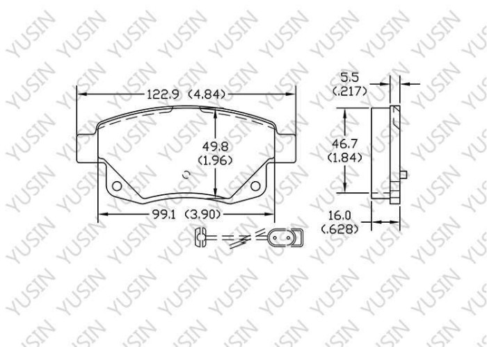 Brake pad for Ford TRUCK Transit