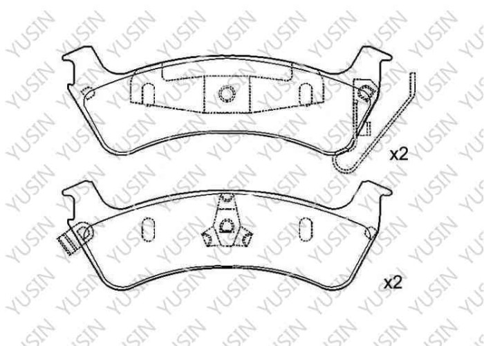 Brake pad for Grand Cherokee