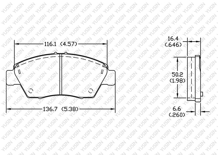 Brake pad for Honda AIRWAVE