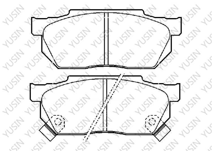 Brake pad for Honda CRX