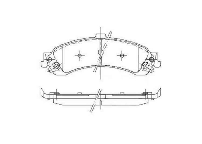 Brake pad for Infiniti G25/35