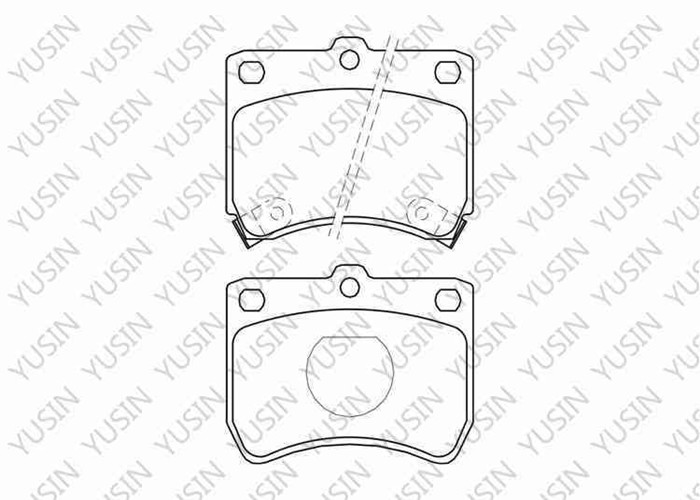 Brake pad for Kia Pride 1.3