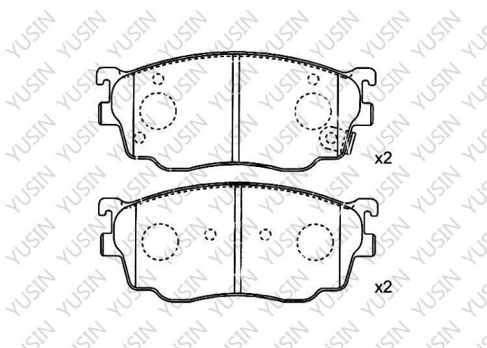 Brake pad for Mazda 626 ES