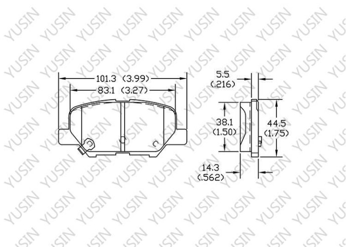 Brake pad for Mazda 6