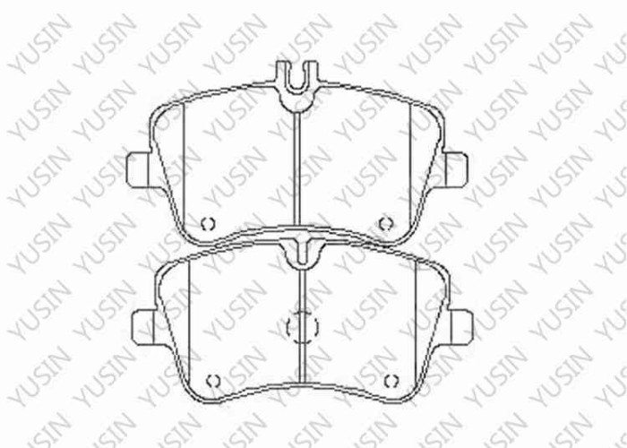 Brake pad for Mercedes Benz C230 D992-7893