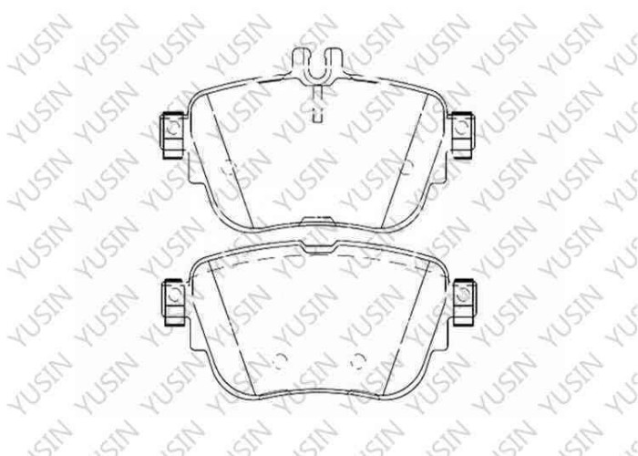 Brake pad for MERCEDES-BENZ E-CLASS E220d D1936-9161