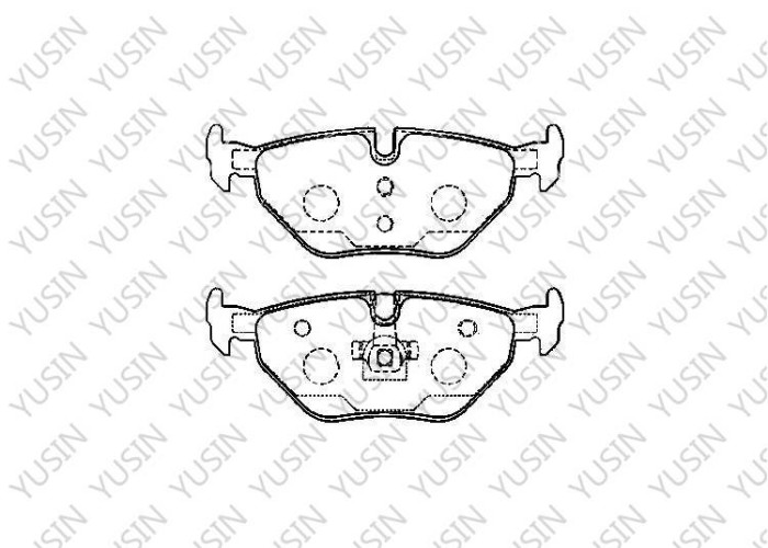 Brake pad for MG7