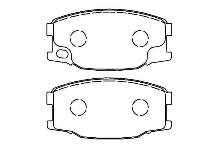 Brake pad for Mitsubishi CANTER