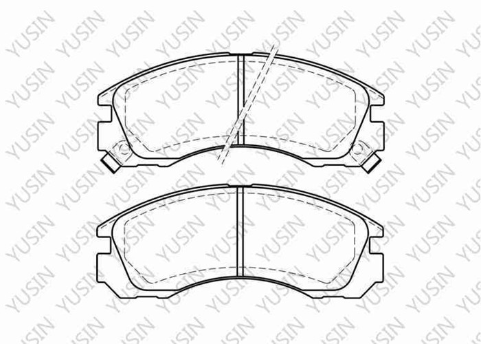 Brake pad for Mitsubishi Leopaard