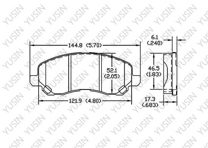 Brake pad for Mitsubishi OUTLANDER