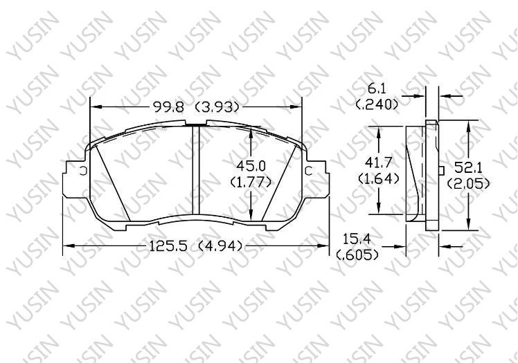 Brake pad for Nissan Kicks