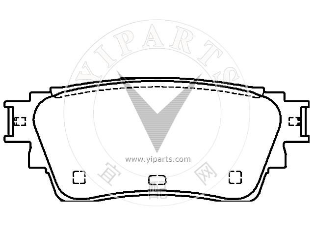 Brake pad for NISSAN Pathfinder