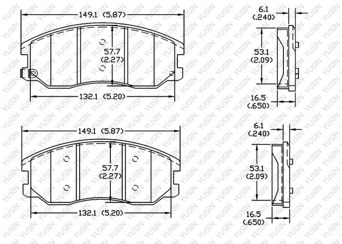 Brake pad for Opel Antara