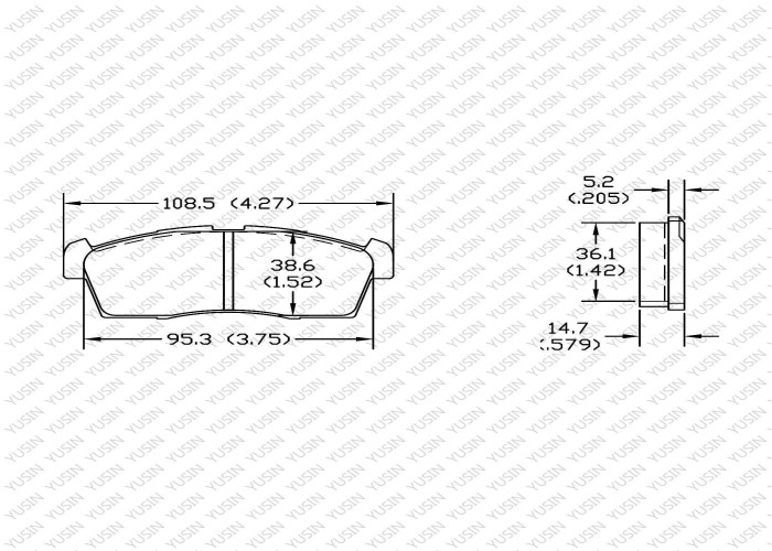 Brake pad for Suzuki Alto