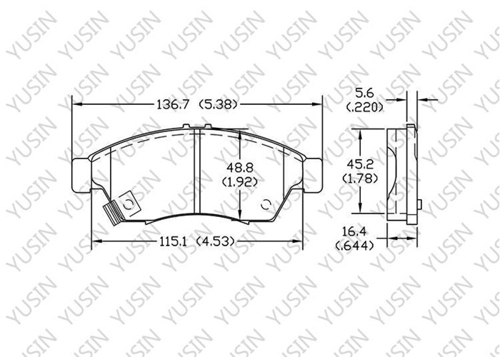 Brake pad for Suzuki Liana