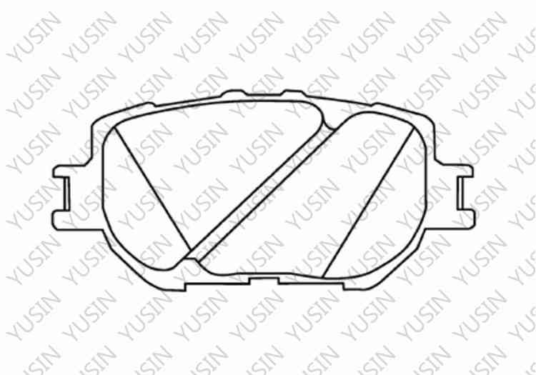 Brake pad for Toyota CROWN