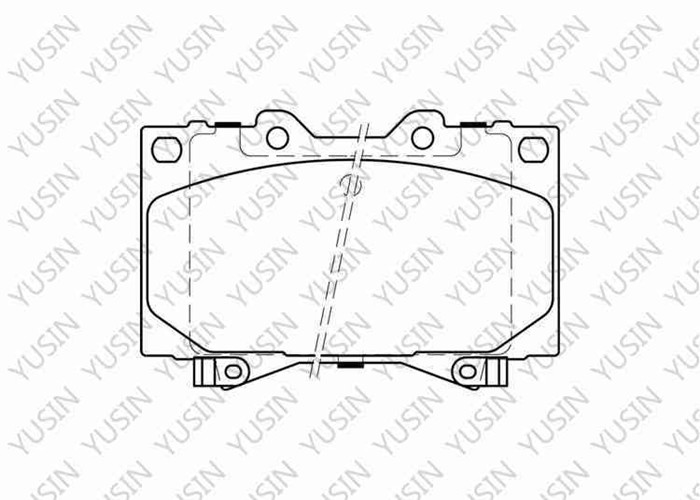 Brake pad for Toyota Jeep 4700