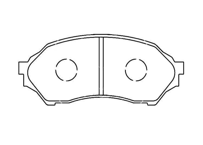 Brake pad for Volvo V60