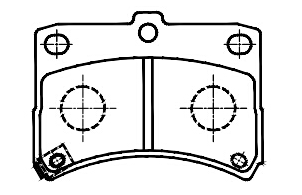 D0017 Front Brake pad