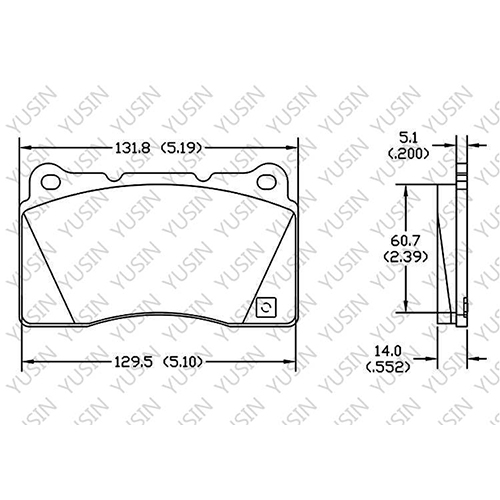 D1001 Front Brake Pad