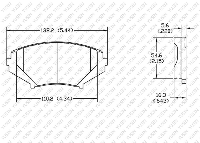 D1009 Front Brake Pad