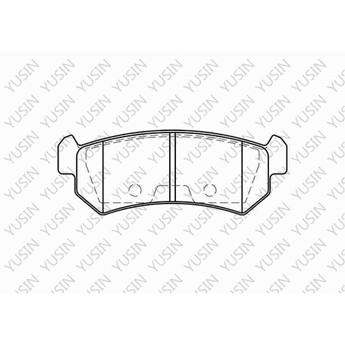 D1036 Rear Brake Pad