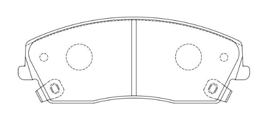 D1056 Front Brake Pad