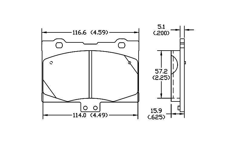 D1091 Front Brake Pad