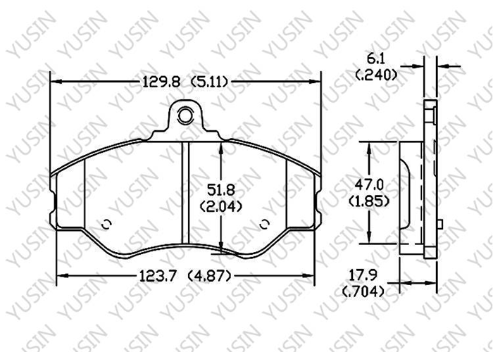 D1137 Front Brake Pad