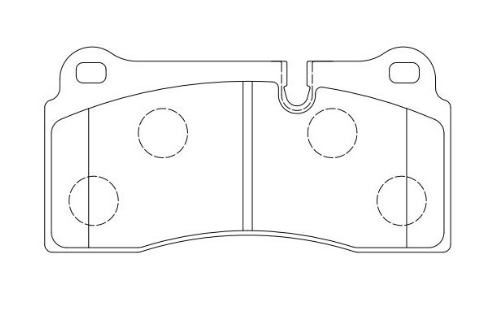 D1155 Rear Brake Pad