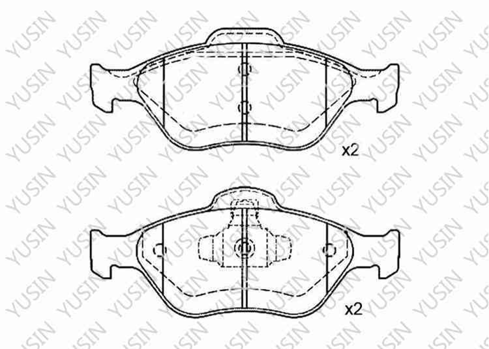 D1175 Front Brake Pad