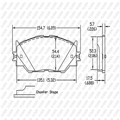 D1178 Front Brake Pad