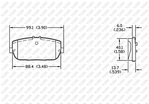 D1180 Front Brake Pad