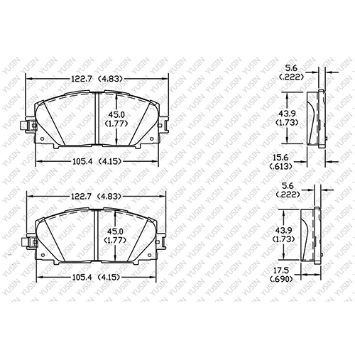 D1184 Front Brake Pad