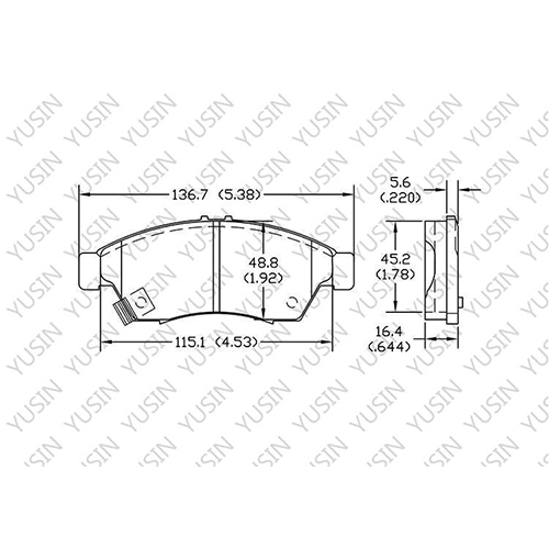 D1195 Front Brake Pad