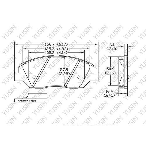 D1202 Front Brake Pad