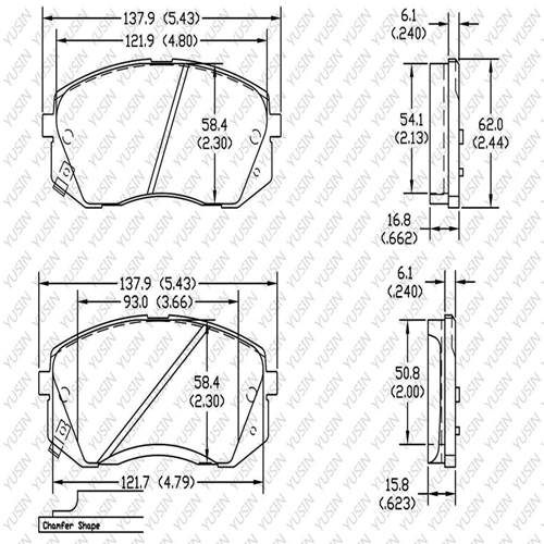 D1294 Front Brake Pad