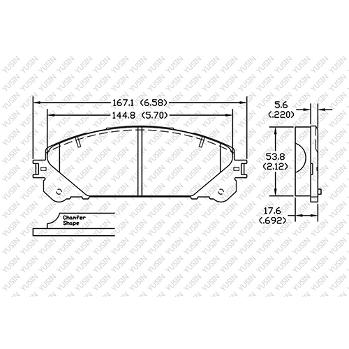 D1324 Front Brake Pad